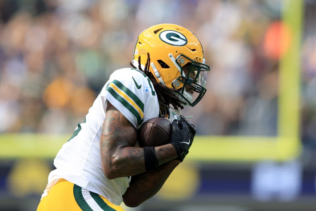 Packers safety Xavier McKinney has five interceptions in five games.