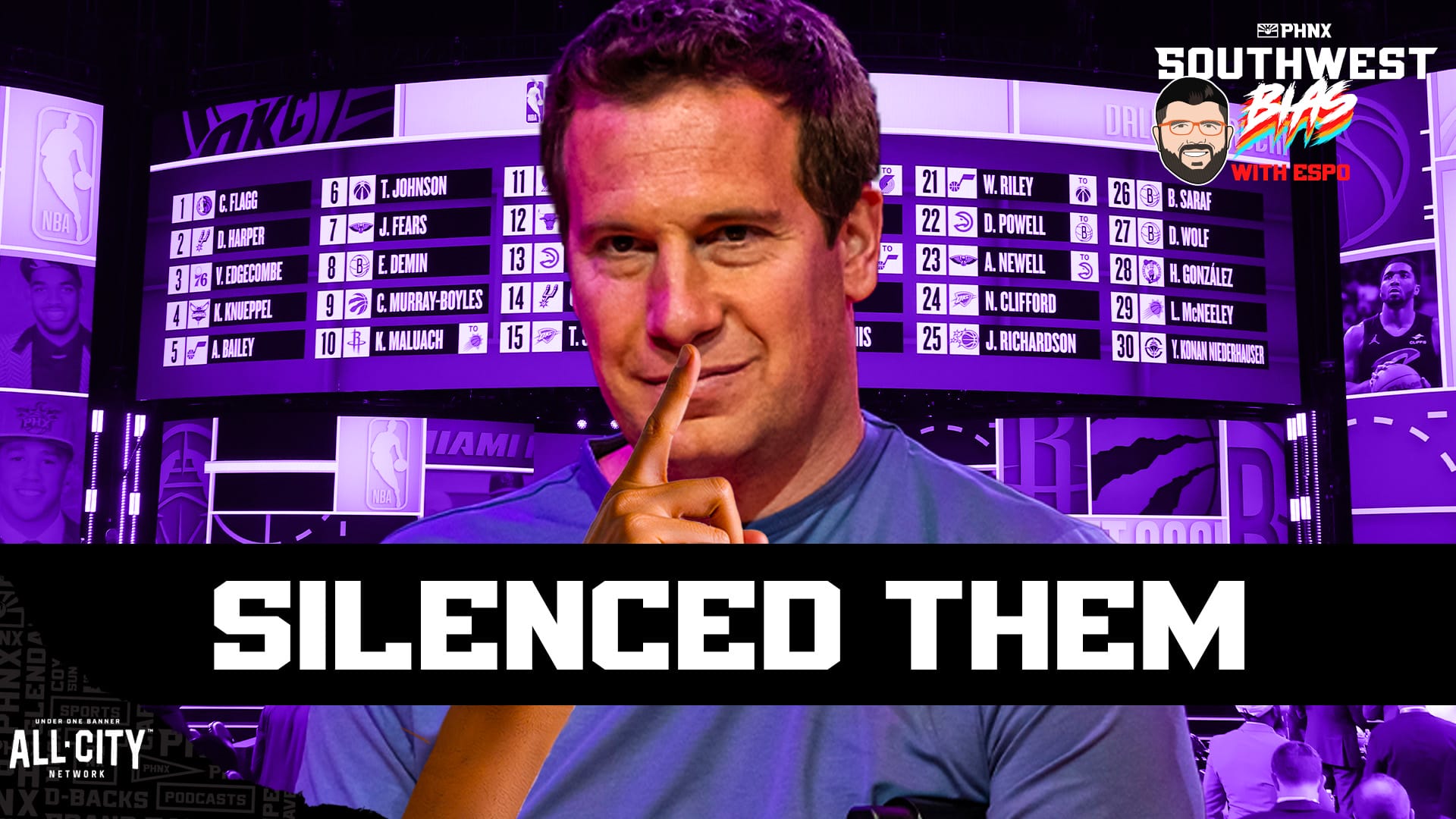 Phoenix Suns win NBA Draft