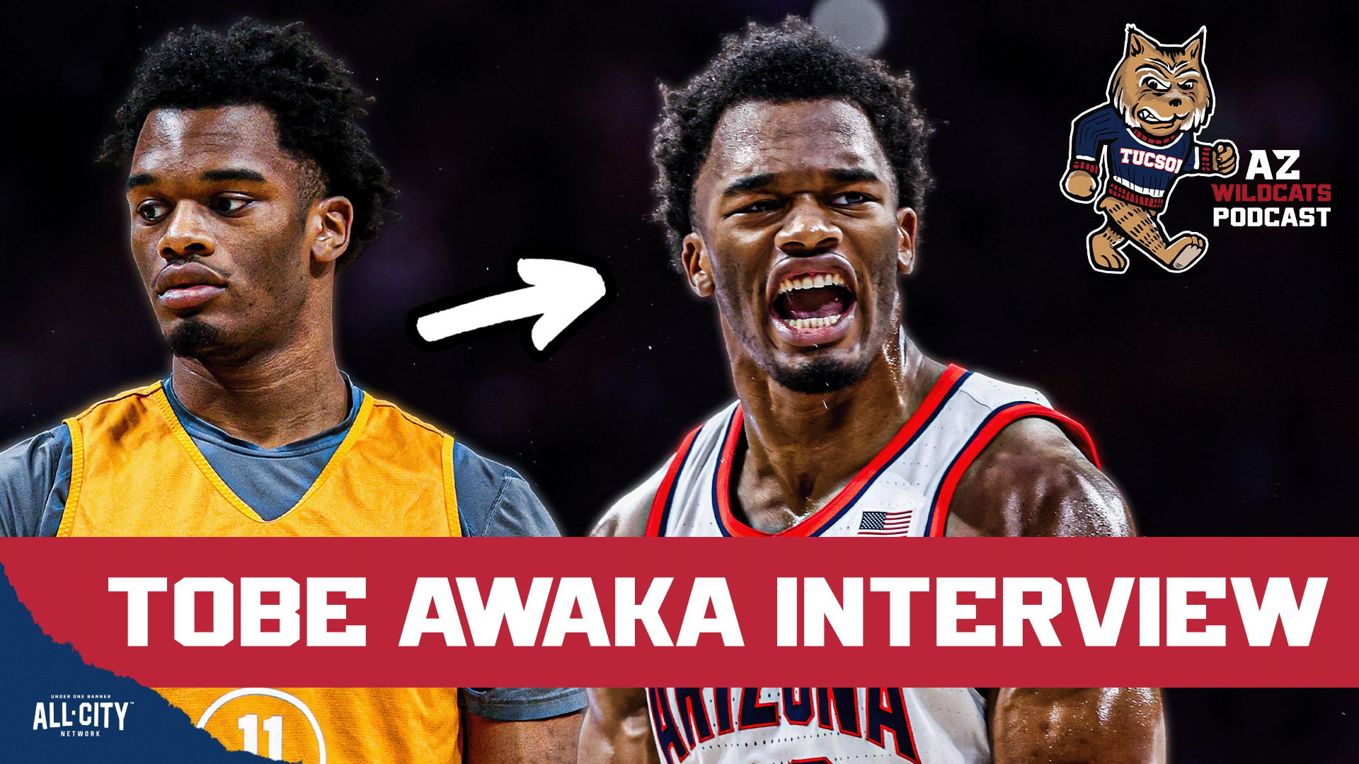 Last season Tobe Awaka officially emerged at Arizona as one the nation’s very best rebounders. After a disappointing end to the season Awaka chose to remain a Wildcat and stay in Tucson after the transfer departures of Henri Veesaar & KJ Lewis. Awaka joins the podcast LIVE to talk about last season, the NBA draft, his future at Arizona and MORE! PLUS! Carter Bryant is slated to be selected tomorrow in the 2025 NBA Draft, will he go top 10? Join Damon Fairall and Kevin Thomas on the AZ Wildcats Podcast!