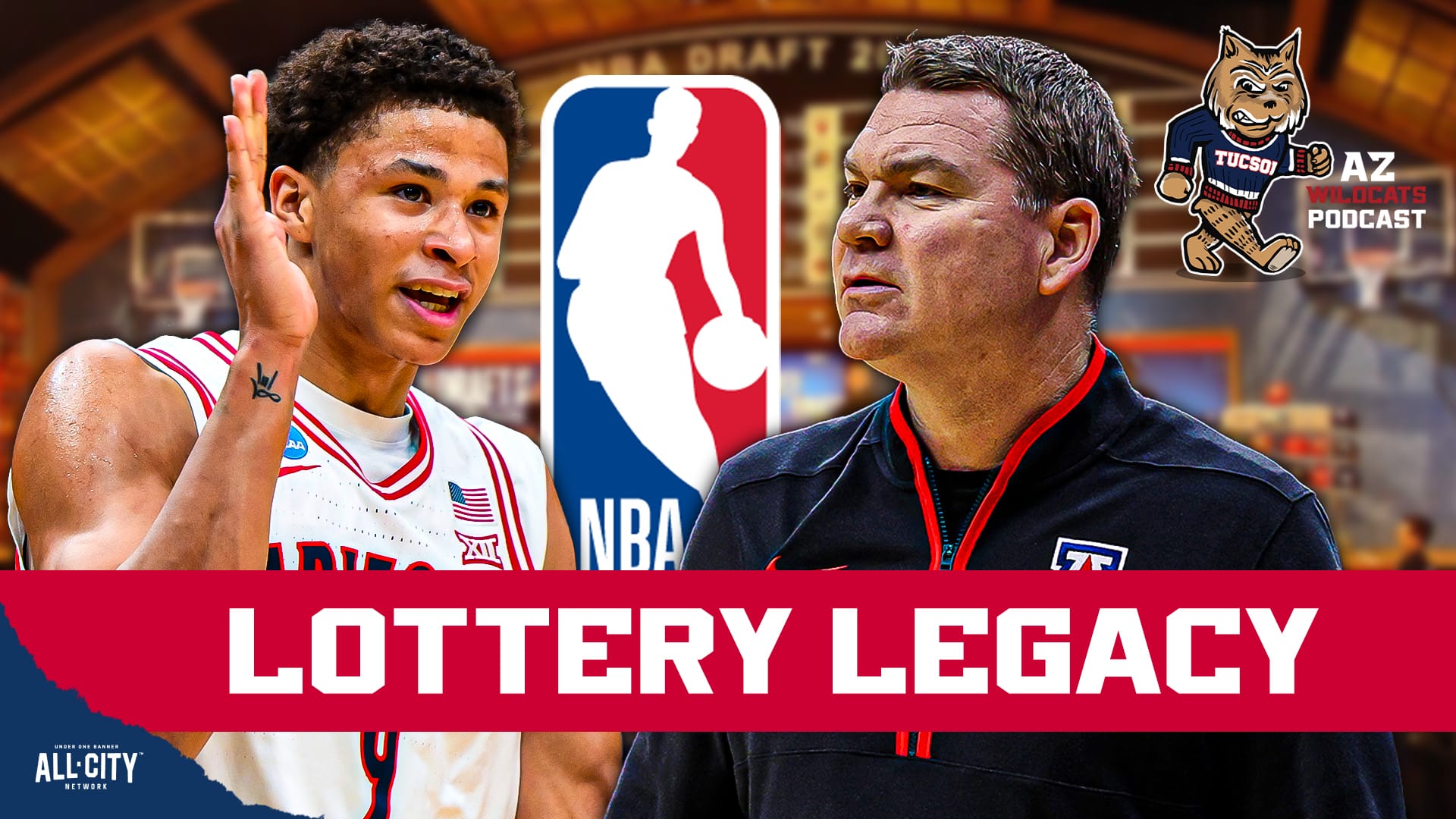 Its NBA Draft Day and Arizona's Carter Bryant is slated to become the latest lottery pick in a long line of Wildcats in the NBA. Teams projected to select Bryant are the Phoenix Suns, Portland Trailblazers, Toronto Raptors, and more! PLUS! Wildcat LEGEND making waves in the NBA, Softball news and notes, and much more! Join Damon Fairall and Kevin Thomas on the AZ Wildcats Podcast