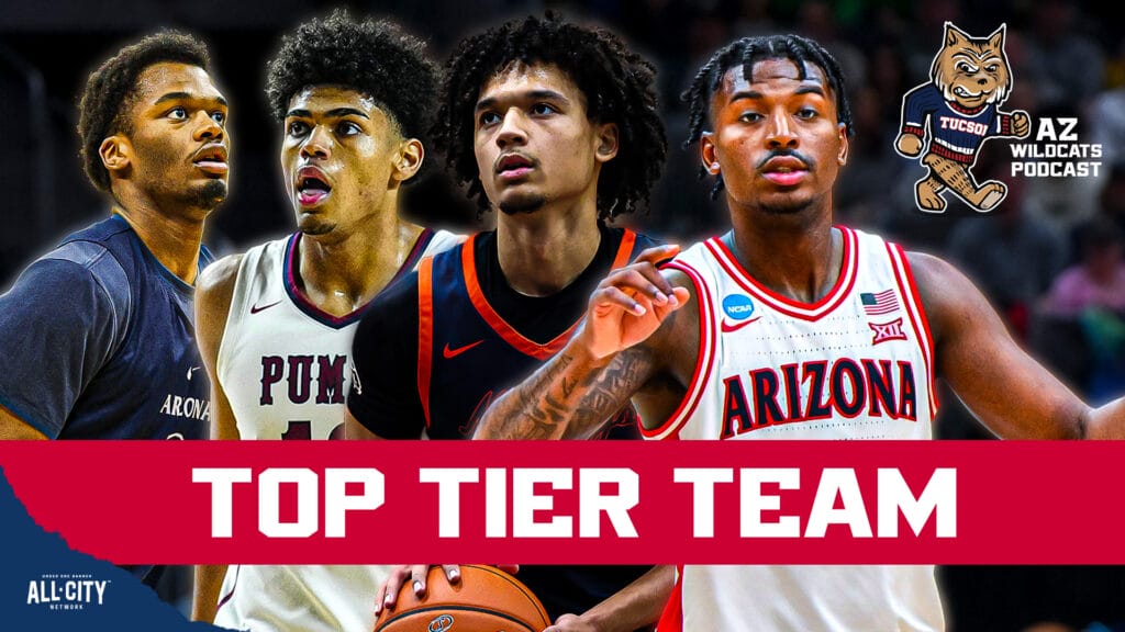 The 2025 recruiting at Arizona could become one of the greatest in school history if players pan out the way analysts and fans expect. Koa Peat, Brayden Burries, Dwayne Aristode, Bryce James, Sidi Gueye, Mabil Mawut Kon Mabil, Ivan Kharchenkov, the list continues. Tommy Lloyd has been busy this offseason in addtion to coaching the Team USA U19 Team. Plus there are returners such as Jaden Bradley, Tobe Awaka, Motiejus Krivas, and Anthony Dell’Orso. Who are they best players on next season’s team? We tier rank every current roster player on the team. PLUS! News and notes from around the A & The fellas serve more of their freezing cold takes up for you to laugh at! Join Damon Fairall and Kevin Thomas on the AZ Wildcats Podcast!