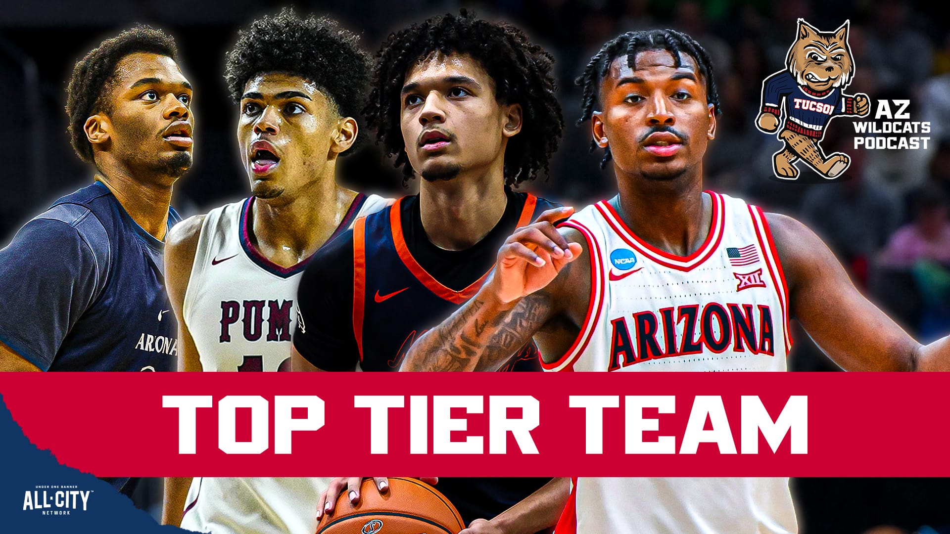The 2025 recruiting class at Arizona could become one of the greatest in school history if players pan out the way analysts and fans expect. Koa Peat, Brayden Burries, Dwayne Aristode, Bryce James, Sidi Gueye, Mabil Mawut Kon Mabil, Ivan Kharchenkov, the list continues. Tommy Lloyd has been busy this offseason in addtion to coaching the Team USA U19 Team. Plus there are returners such as Jaden Bradley, Tobe Awaka, Motiejus Krivas, and Anthony Dell’Orso. Who are they best players on next season’s team? We tier rank every current roster player on the team. PLUS! News and notes from around the A & The fellas serve more of their freezing cold takes up for you to laugh at! Join Damon Fairall and Kevin Thomas on the AZ Wildcats Podcast!