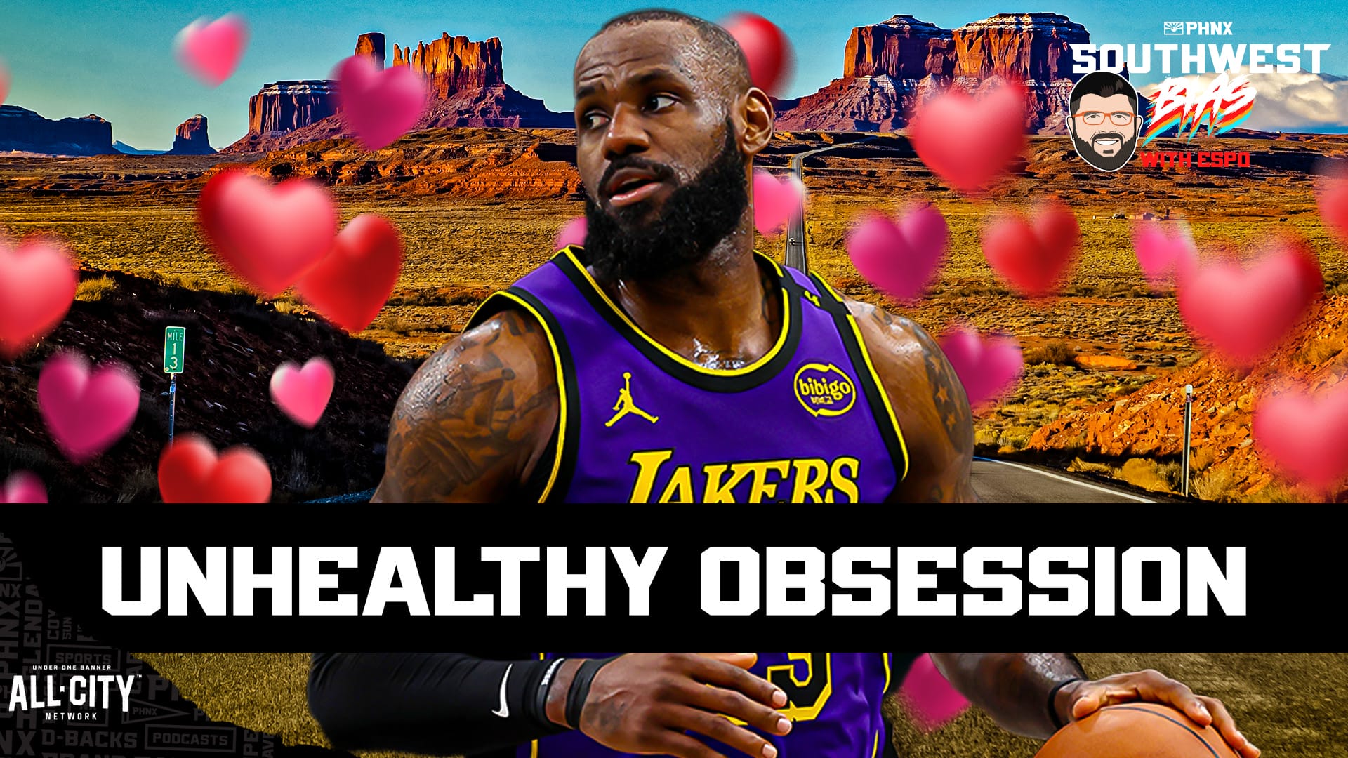 LeBron James and the Phoenix Suns